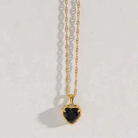 New 18K Gold Choker Pendant Necklace, NICE NECKLACE, CUTE NECKLACE - Picture 7 of 8